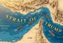 Photo of होर्मुज बना ‘Strait Of Trump’! ट्रंप ने शेयर किया नया नक्शा